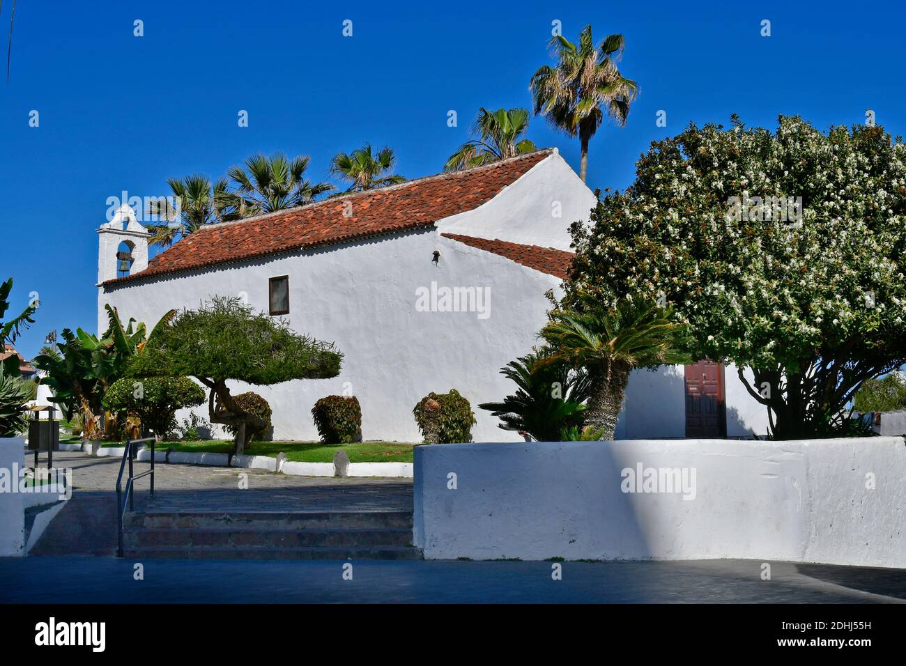 Espagne, îles Canaries, Tenerife, église publique San Telmo à Puerto de la Cruz Banque D'Images