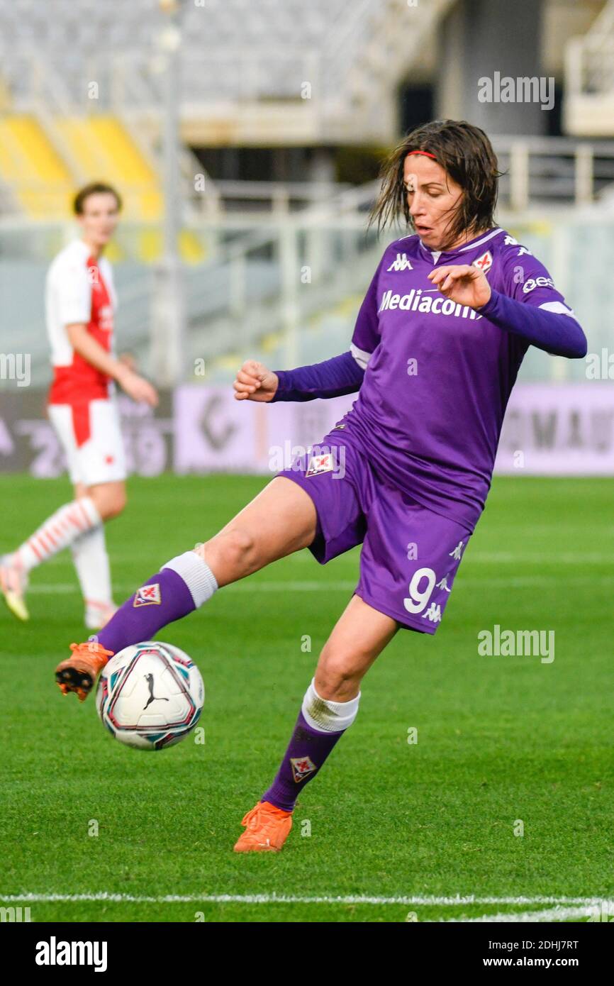 10 décembre 2020, Florence, Italie : Florence, Italie, Stadio Comunale &#34;Artemio Franchi&#34;, 10 décembre 2020, Daniela Sabatino (Fiorentina) pendant Fiorentina Femminile vs Slavia Praga - UEFA Champions League Women's football Match (Credit image: © Fabio Fagiolini/LPS via ZUMA Wire) Banque D'Images