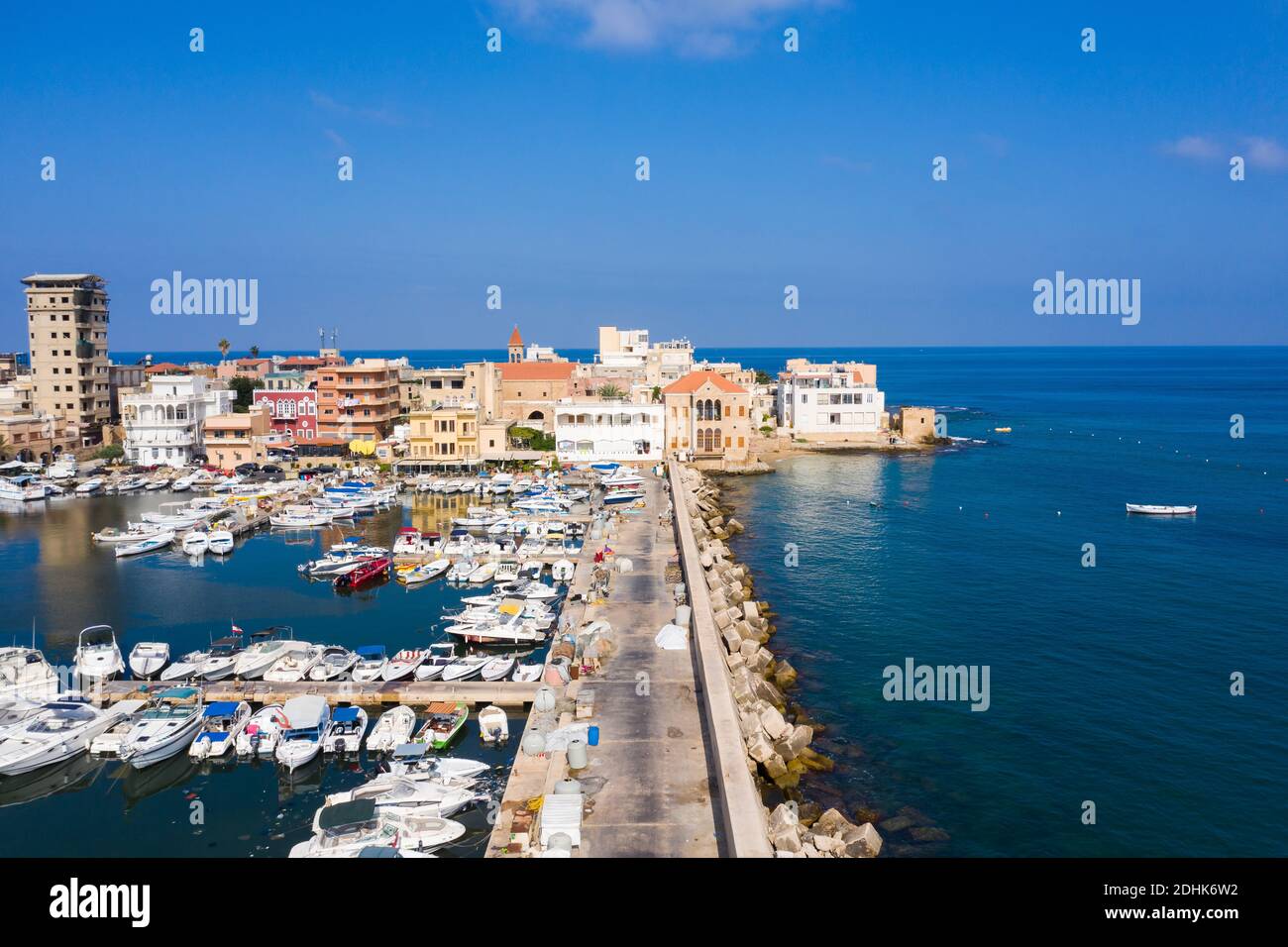 Tire City - Liban une des plus belles villes Au Liban Banque D'Images