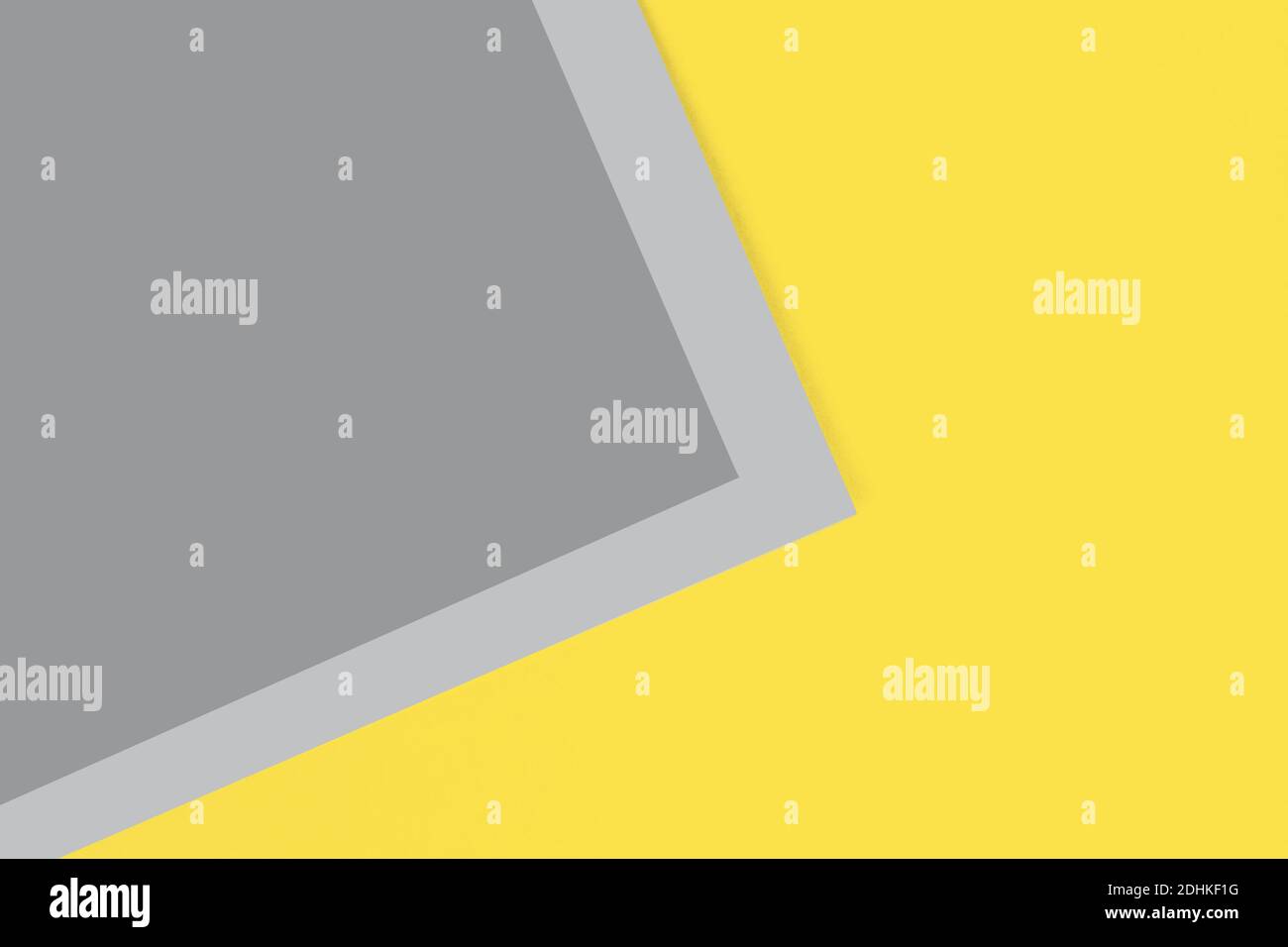 Résumé lumineux lumineux jaune et gris couleurs de fond. Couleurs tendance de l'année 2021 - gris et jaune. Banque D'Images