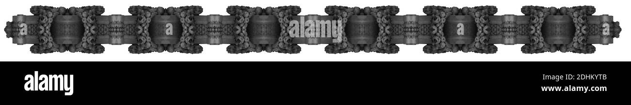 Éléments de décoration architecturale des bâtiments, stuc en plâtre, texture des murs, moulage en plâtre et motif. Dans les rues de Barcelone, plac public Banque D'Images