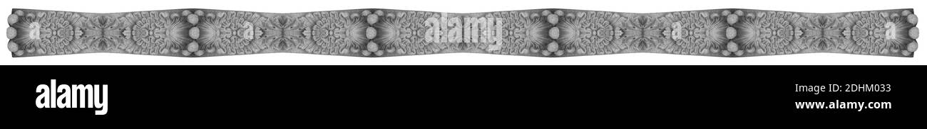 Éléments de décoration architecturale des bâtiments, stuc en plâtre, texture des murs, moulage en plâtre et motif. Dans les rues de Barcelone, plac public Banque D'Images