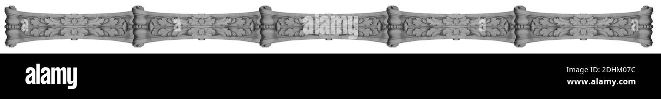 Éléments de décoration architecturale des bâtiments, stuc en plâtre, texture des murs, moulage en plâtre et motif. Dans les rues de Barcelone, plac public Banque D'Images