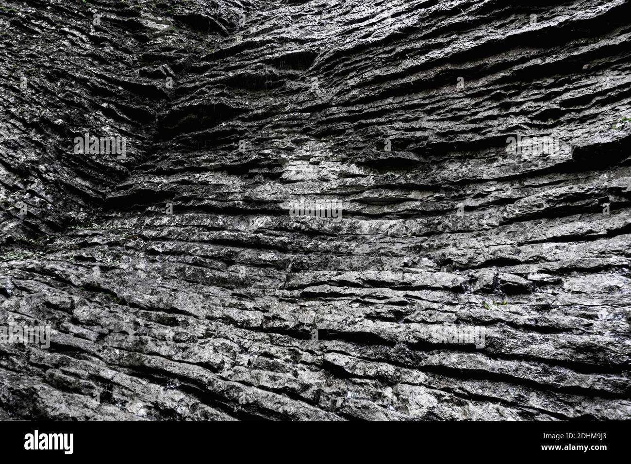Motif naturel sur le rocher en Allemagne, superbe fond, monochrome Banque D'Images