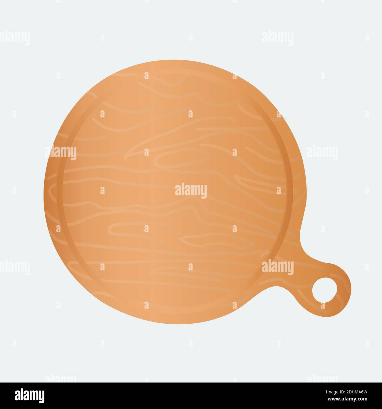Planche à découper réaliste isolée pour l'alimentation. Illustration vectorielle. Illustration de Vecteur
