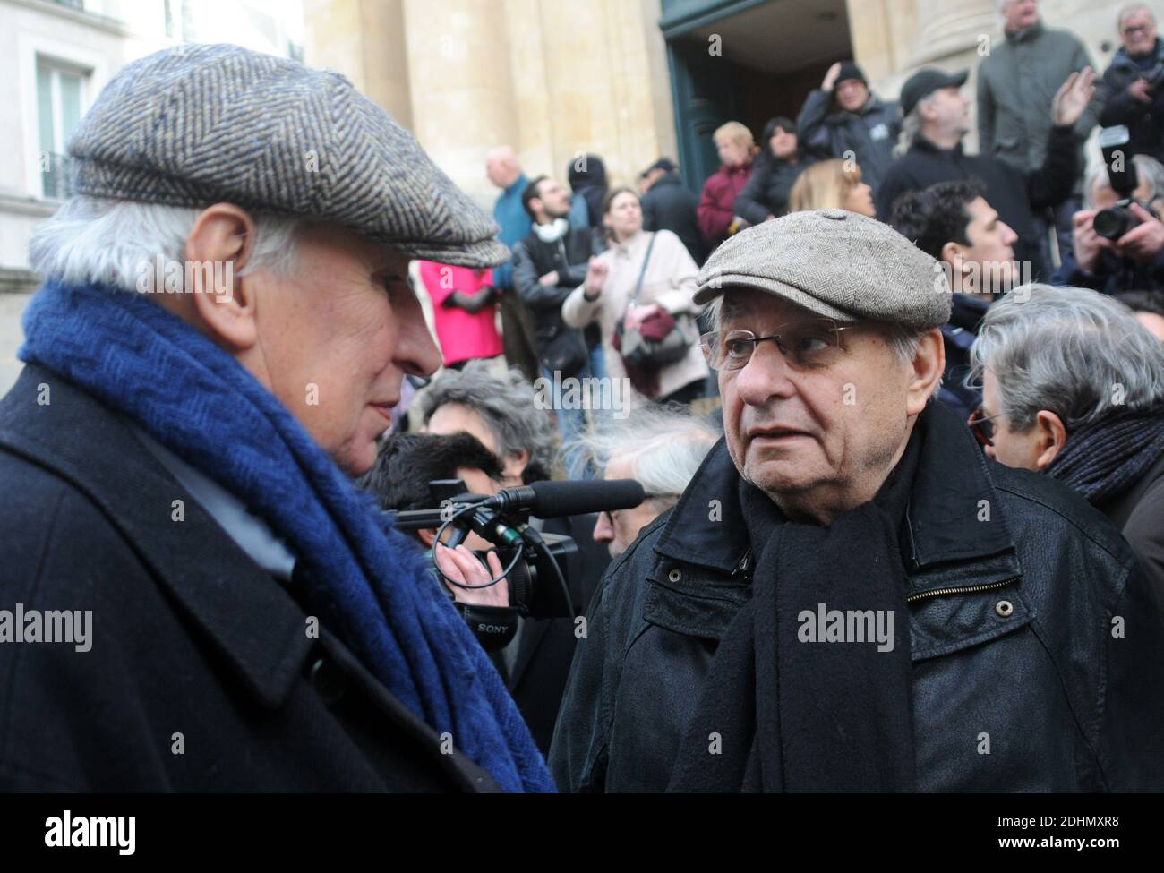 Henri Guybet aux séquelles de Michel Galabru, decede le 4 janvier dernier, a l'lunettes Saint Roch a Paris, France le 12 janvier 2016. Photo d'Alain Apaydin/ABACAPRESS.COM Banque D'Images