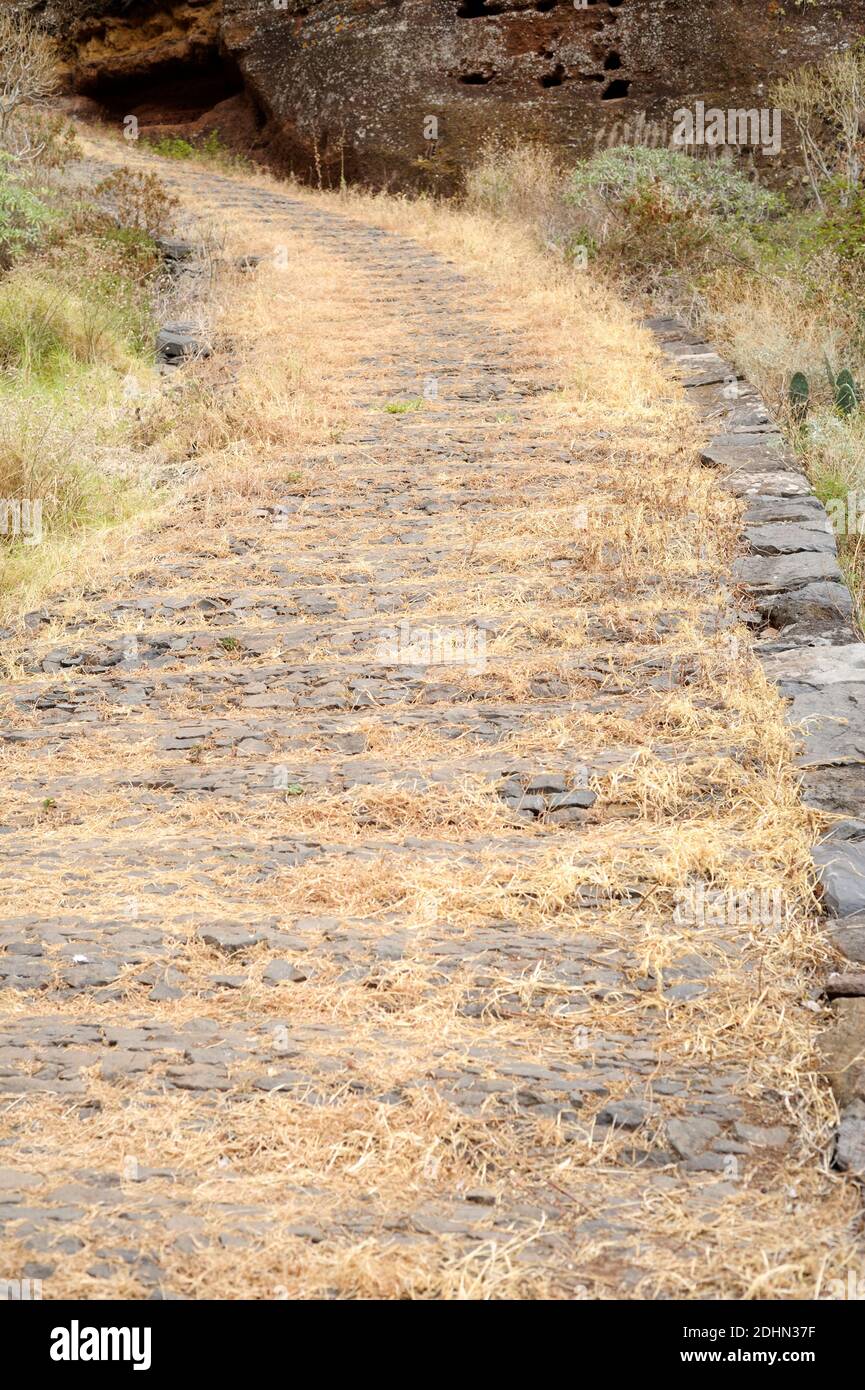 Le Caminho Real do Paul do Mar (Chemin royal de Paul do Mar) Banque D'Images