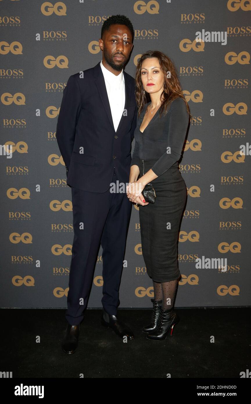 Thomas n'Gijol et son épouse Karole Rocher assistent aux GQ Men of the Year  2015 Awards qui se tiennent à l'hôtel Shangri-la à Paris, en France, le 20  janvier 2016. Photo de