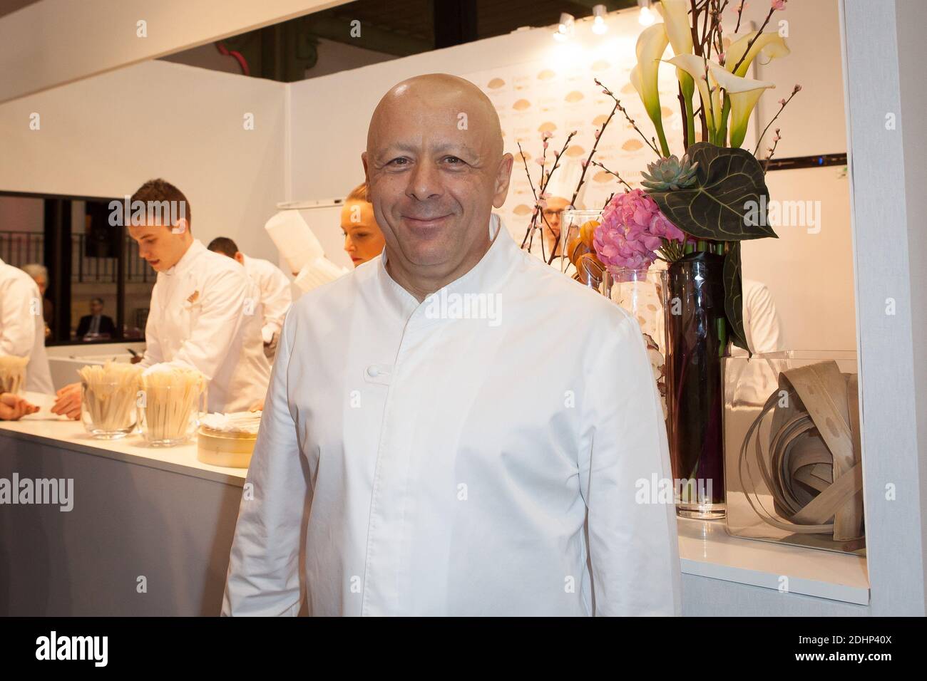 Thierry Marx participe au festival Gastronomie Taste of Paris 2016 au Grand Palais de Paris, france, le 11 février 2016. Photo par Audrey Poree/ ABACAPRESS.COM Banque D'Images