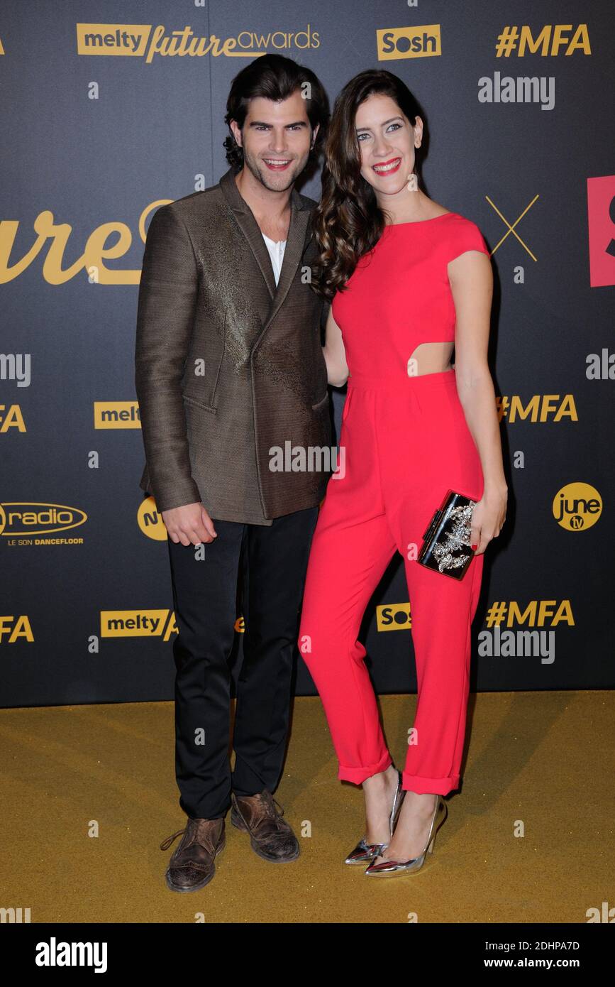 Clara Alonso Diego Dominguez Lors Des Melty Future Awards 16 Au Grand Rex A Paris France Le 16 Fevrier 16 Photo D Alban Wyters Abacapress Com Photo Stock Alamy
