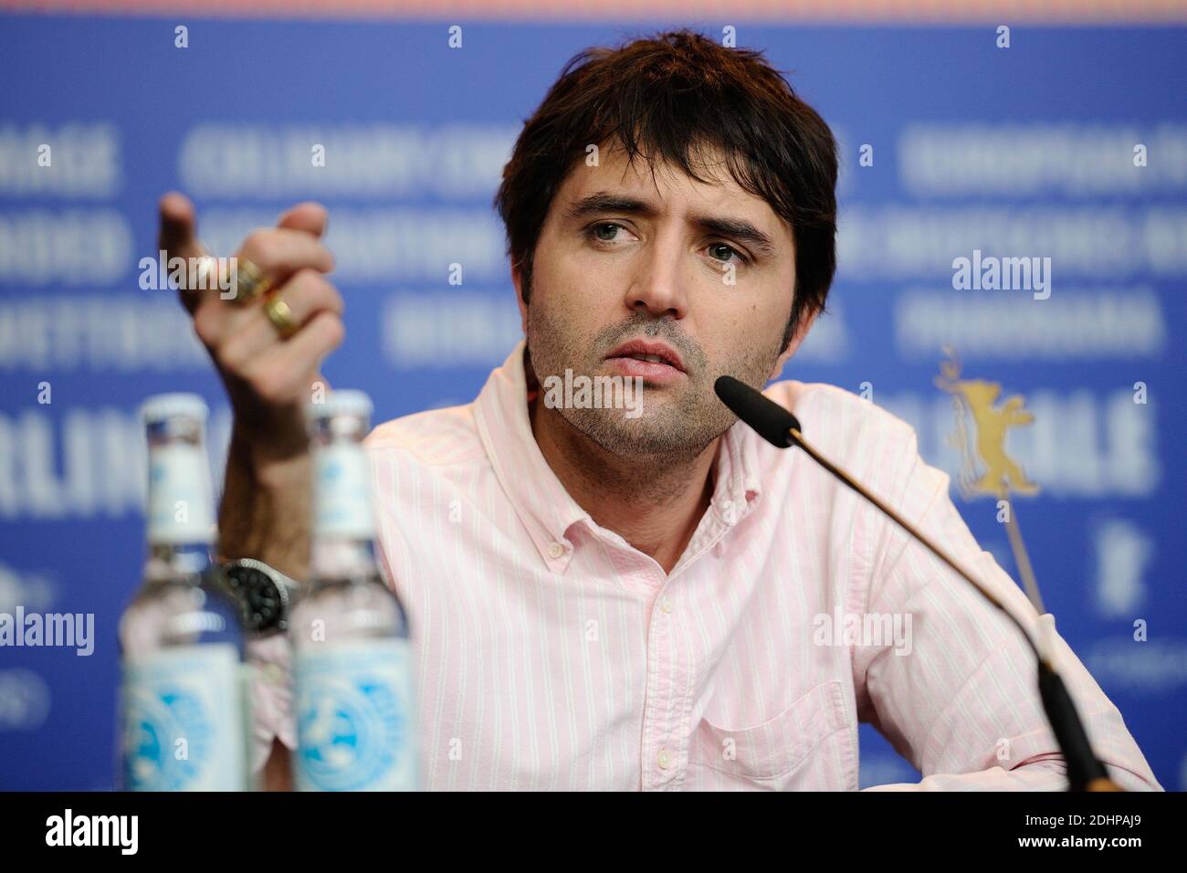 Andrew Neel participe à la conférence de presse 'Goat' lors de la 66e Berlinale, Berlin International film Festival à Berlin, Allemagne, le 17 février 2016. Photo d'Aurore Marechal/ABACAPRESS.COM Banque D'Images