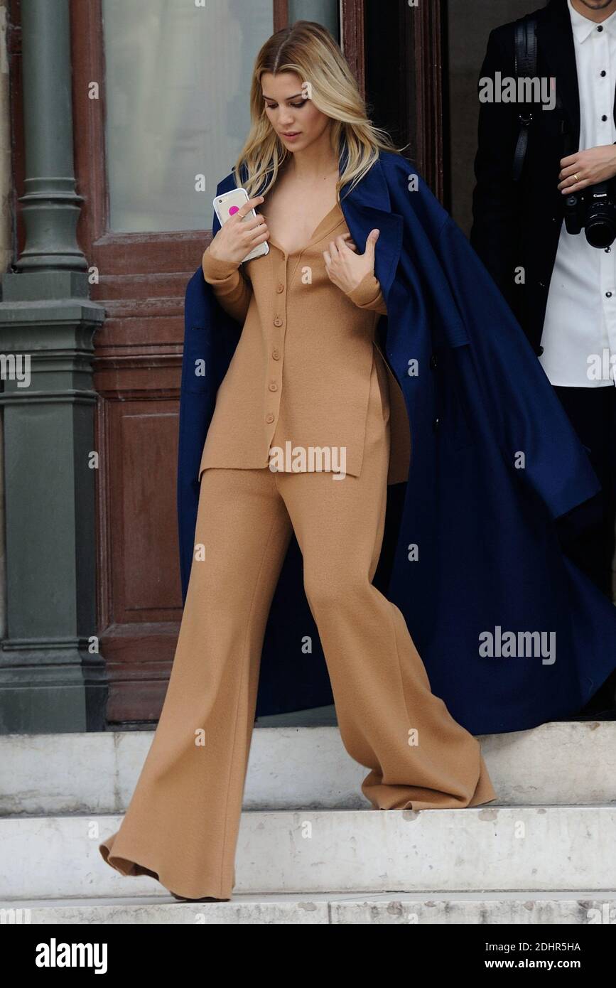 Kenya Kinski-Jones participant au spectacle Stella McCartney dans le cadre de la semaine de la mode de Paris automne/hiver 2016/17 le 07 mars 2016 à Paris, France. Photo d'Aurore Marechal/ABACAPRESS.COM Banque D'Images