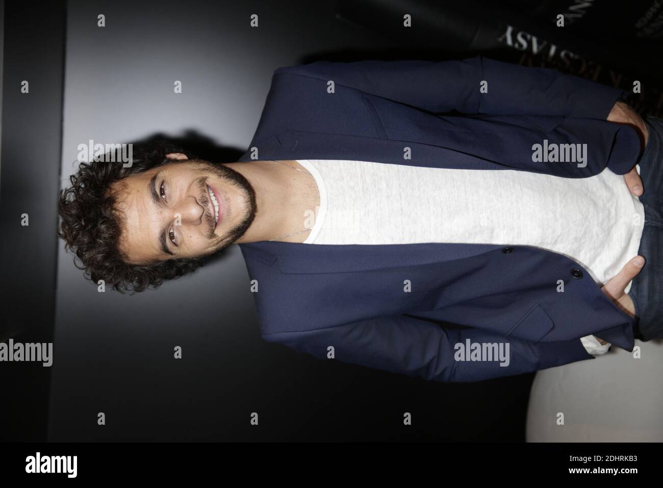 Amir Haddad lors de la soirée de promotion du site Internet 'a beau Luxe' par l'Oréal Luxe a Paris, France. Le 16 mars 2016. Photo de Jerome Domine/ABACAPRESS.COM Banque D'Images