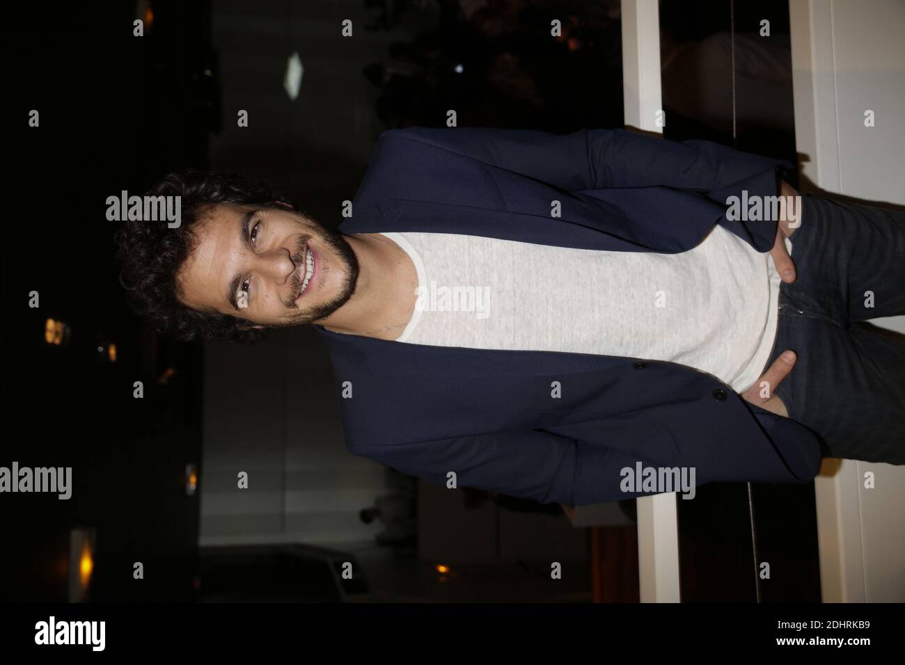 Amir Haddad lors de la soirée de promotion du site Internet 'a beau Luxe' par l'Oréal Luxe a Paris, France. Le 16 mars 2016. Photo de Jerome Domine/ABACAPRESS.COM Banque D'Images