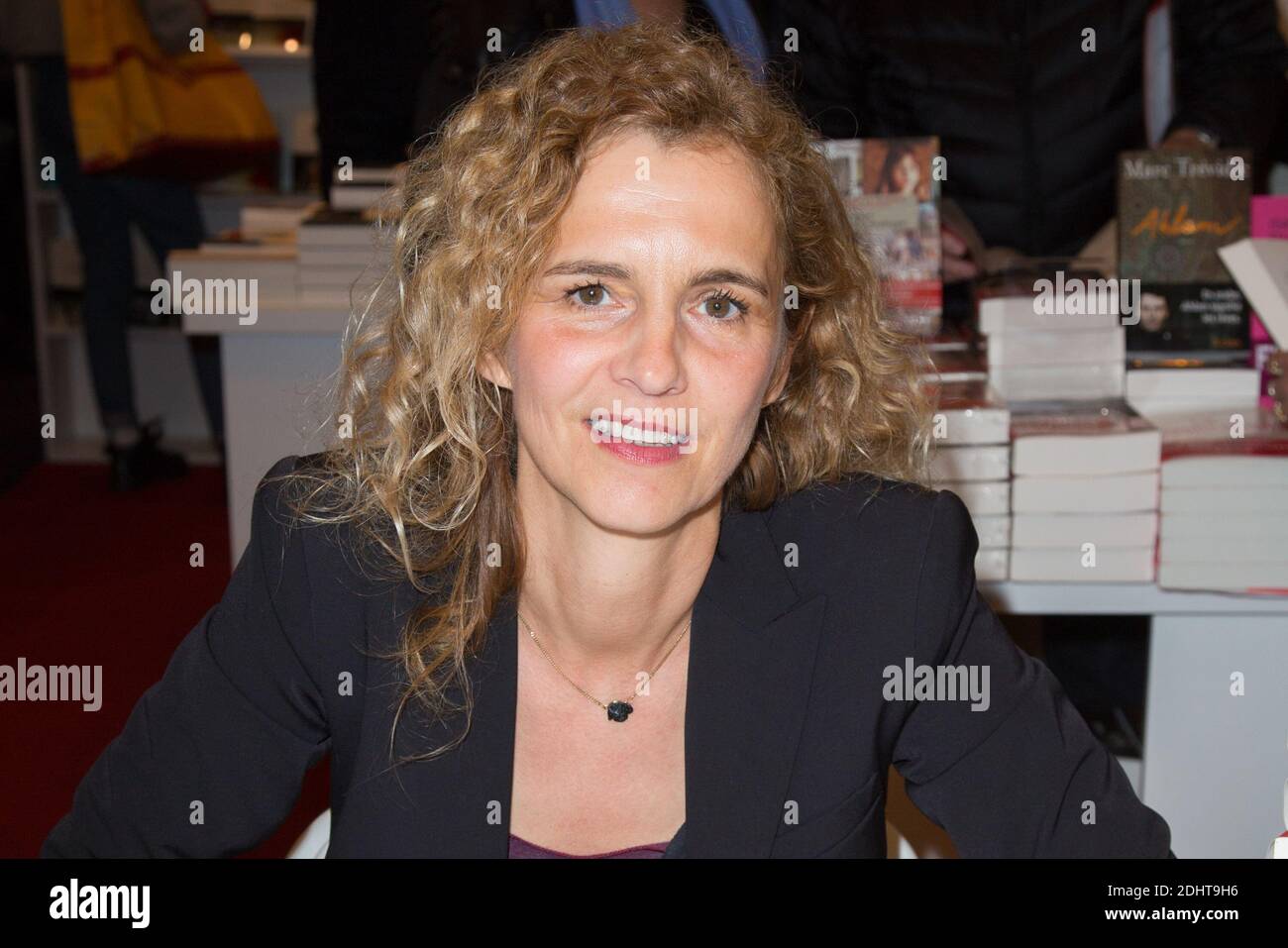 DELPHINE DE VIGAN - LIVRE PARIS - SALON DU LIVRE 2016 photo de Nasser Berzane/ABACAPRESS.COM Banque D'Images