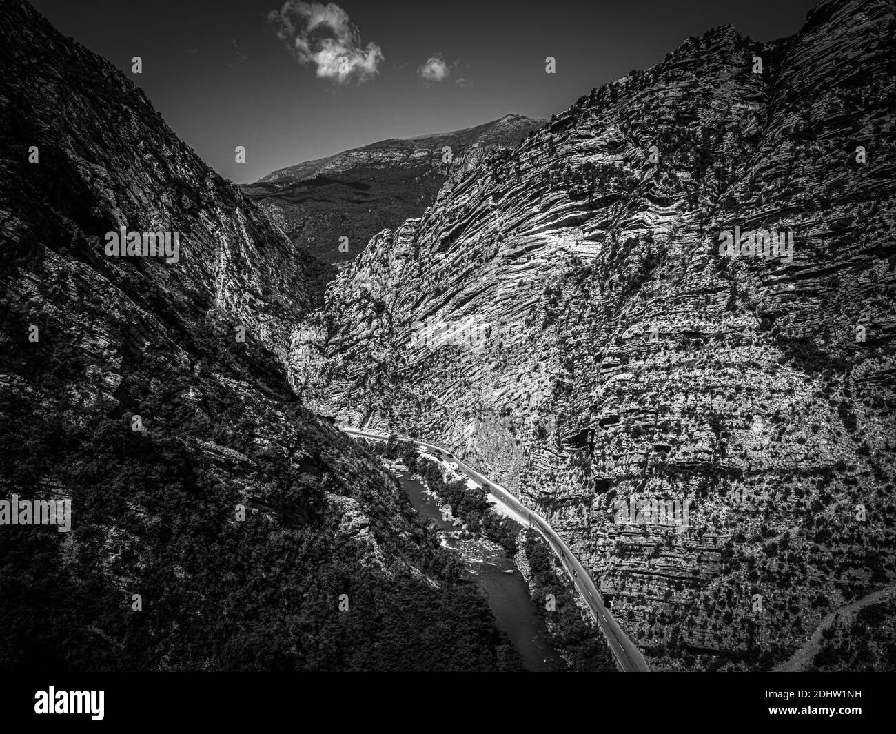 Magnifique nature de la France - le Canyon du Verdon Banque D'Images