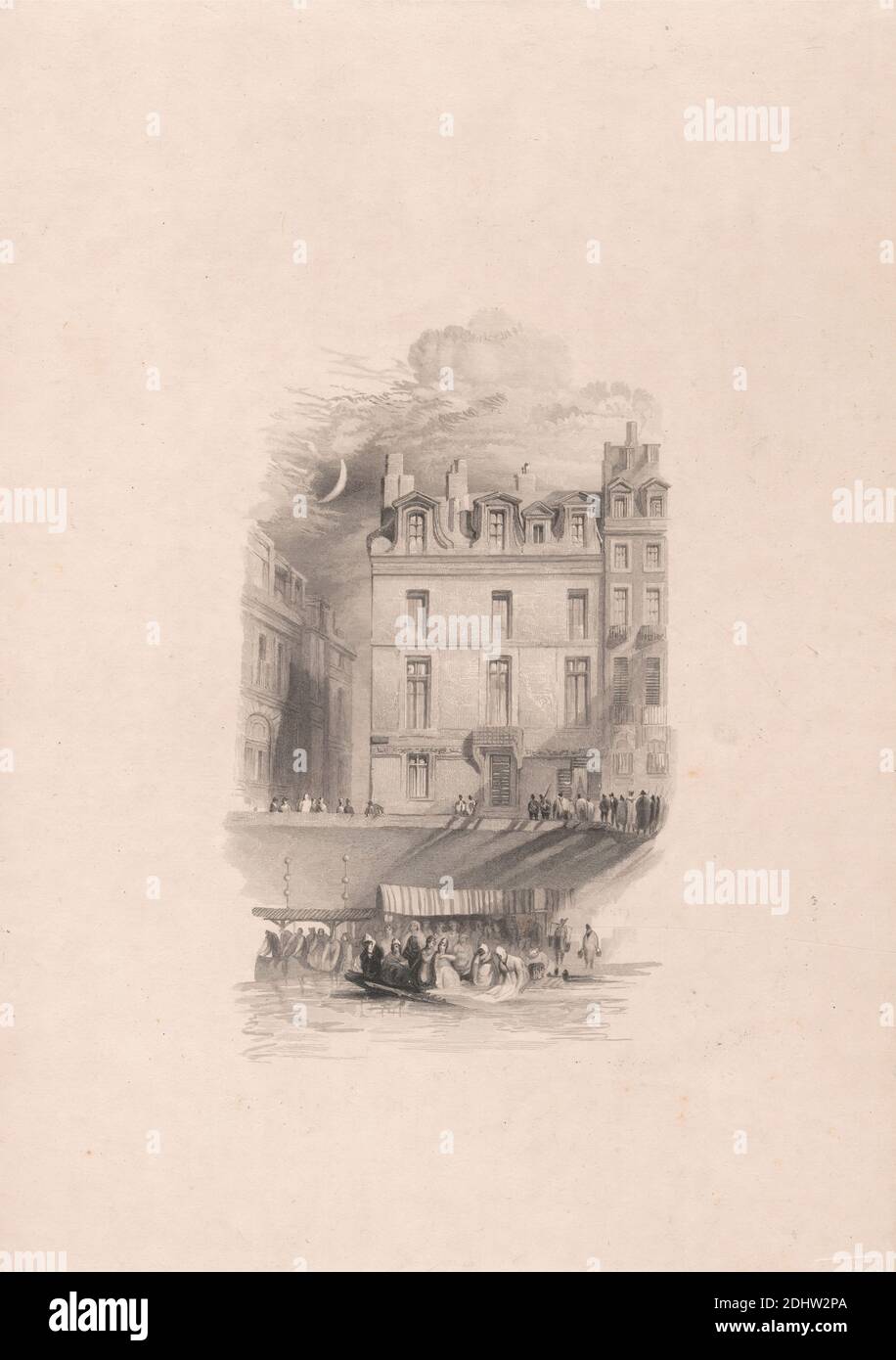 Venise - le Campanile, William Miller, 1796–1882, britannique, d'après Joseph Malbord William Turner, 1775–1851, britannique, 1834, gravure et gravure, preuve d'Engraver Banque D'Images