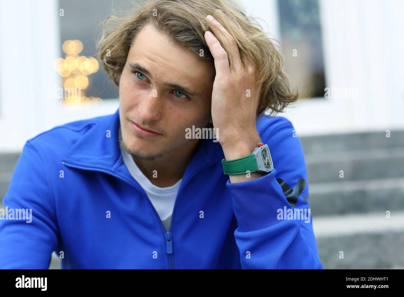 Joueur de tennis professionnel allemand Alexander Zverev Banque D'Images