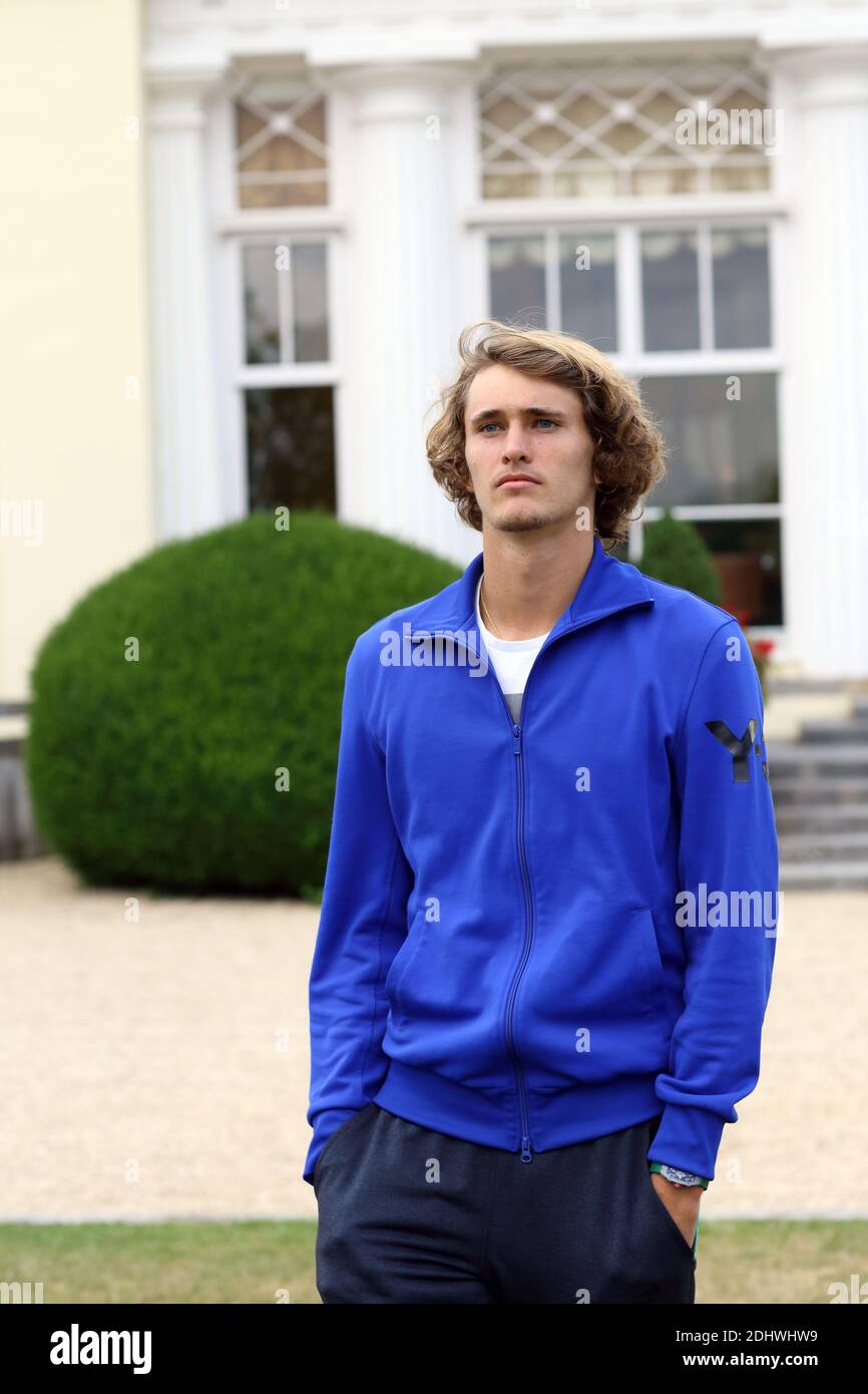 Joueur de tennis professionnel allemand Alexander Zverev Banque D'Images