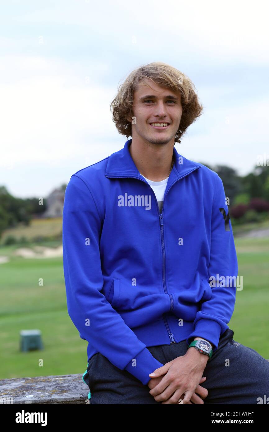 Joueur de tennis professionnel allemand Alexander Zverev Banque D'Images