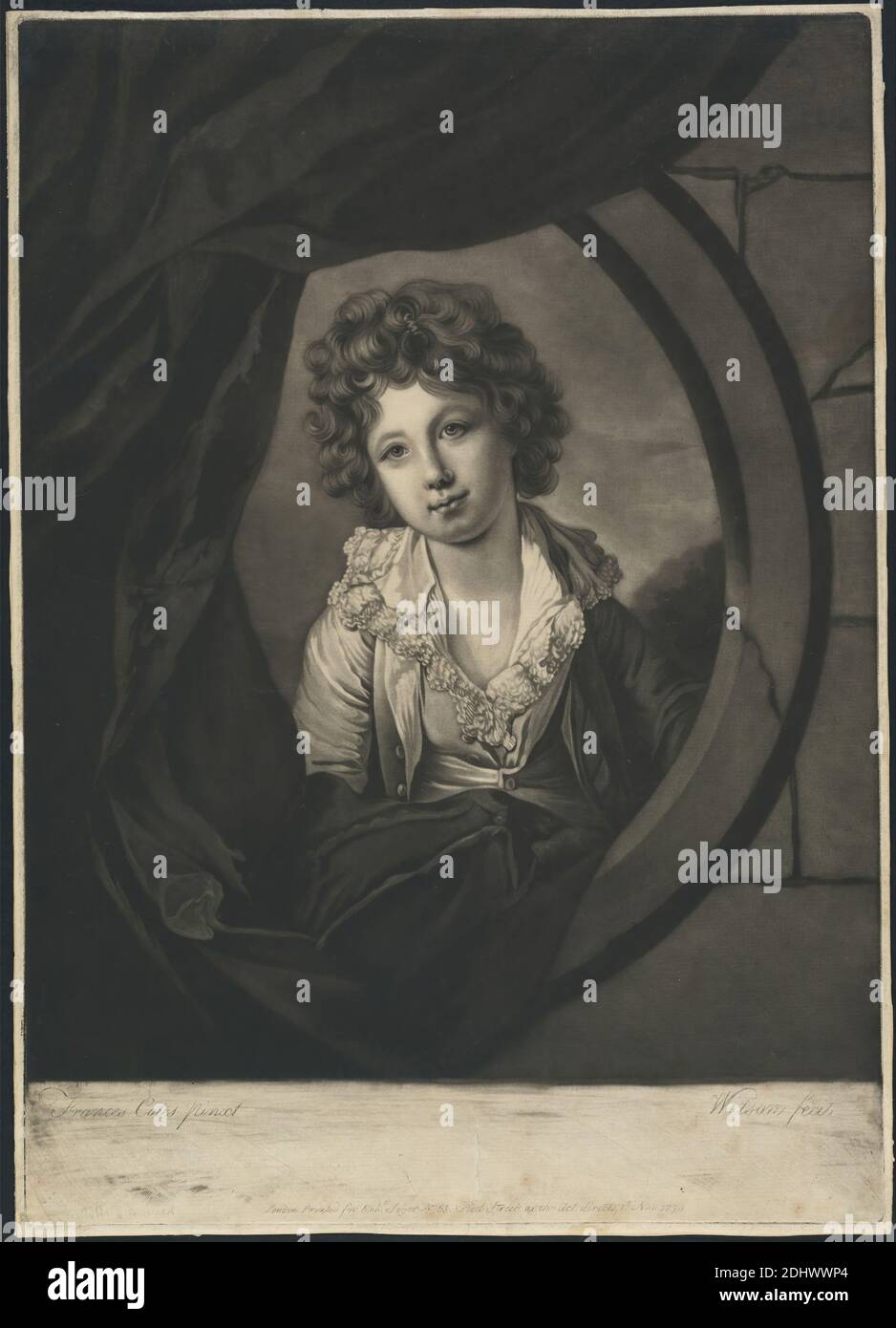 Master Skinner, imprimé par James Wilson, c.1735–c.1786, d'après Francis cotes RA, 1726–1770, British, 1770, Mezzotint sur papier beige modérément épais, modérément texturé, feuille: 14 1/8 × 10 1/16 pouces (35.9 × 25.6 cm) et image: 12 1/4 × 9 13/16 pouces (31.1 × 24.9 cm) Banque D'Images