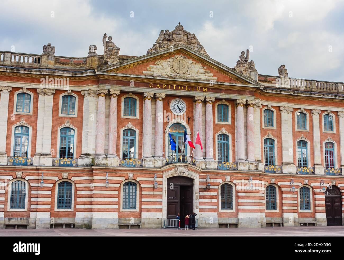 Capitole sur la place du Capitole, Toulouse, France. Banque D'Images