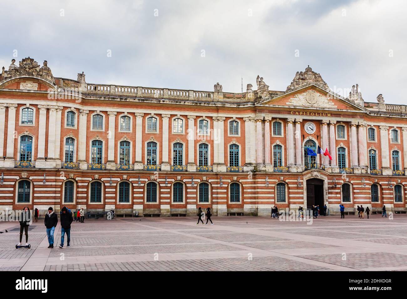 Capitole sur la place du Capitole, Toulouse, France. Banque D'Images