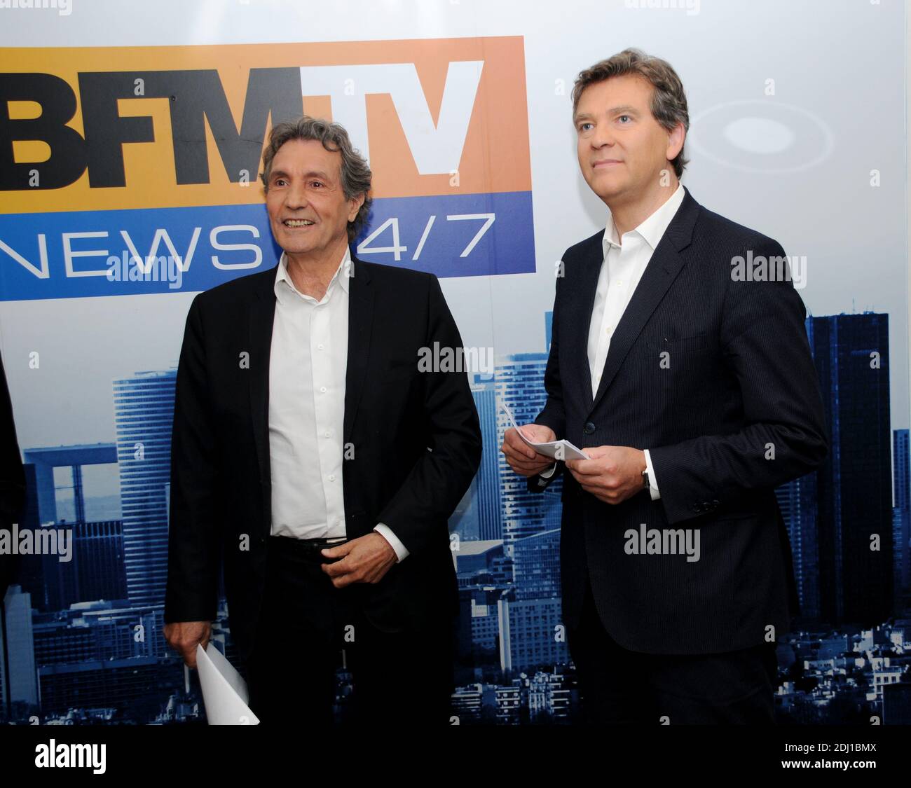 Exclusif - Arnaud Montebourg interviewé par Jean Jacques Bourdin au CMR à  Paris, France, le 25 mai 2016. Photo d'Alain Apaydin/ABACAPRESS.COM Photo  Stock - Alamy