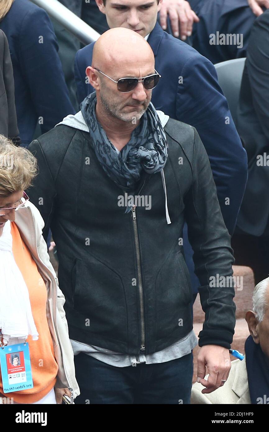 Fabien Barthez au VIP Tribune lors de l'Open de tennis français à l'arène Roland-Garros de Paris, France, le 1er juin 2016. Photo par ABACAPRESS.COM Banque D'Images