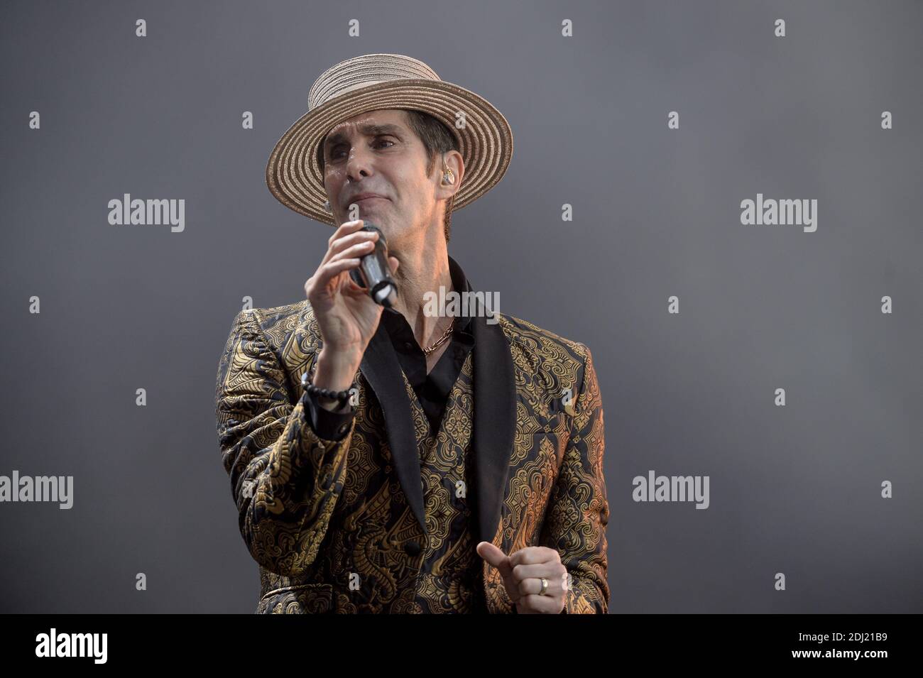 Jane's addiction en direct lors de la 1ère édition du Download Festival à Paris, France, le 11 juin 2016. Photo Julien Reynaud/APS-Medias/ABACAPRESS.COM Banque D'Images