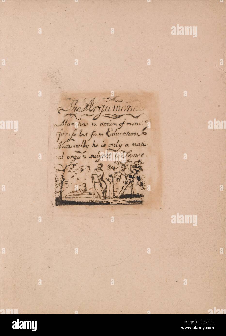 Il N Y A Pas De Religion Naturelle Planche 2 L Argument Bentley A3 Imprime Par William Blake 1757 17 British Ca 17 Relief Imprime En Couleur Sur Du Papier