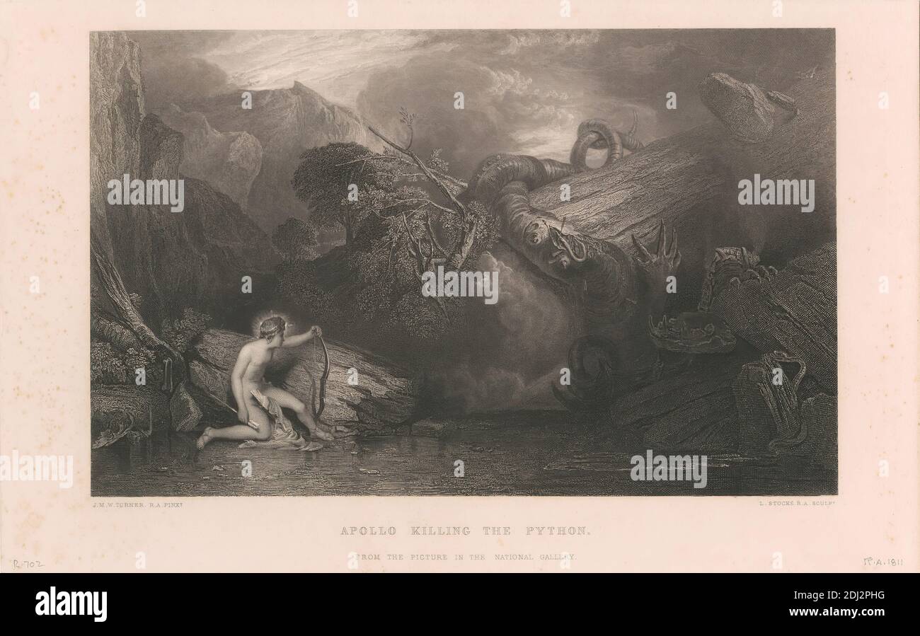 Apollo tuant le python Banque de photographies et d’images à haute ...