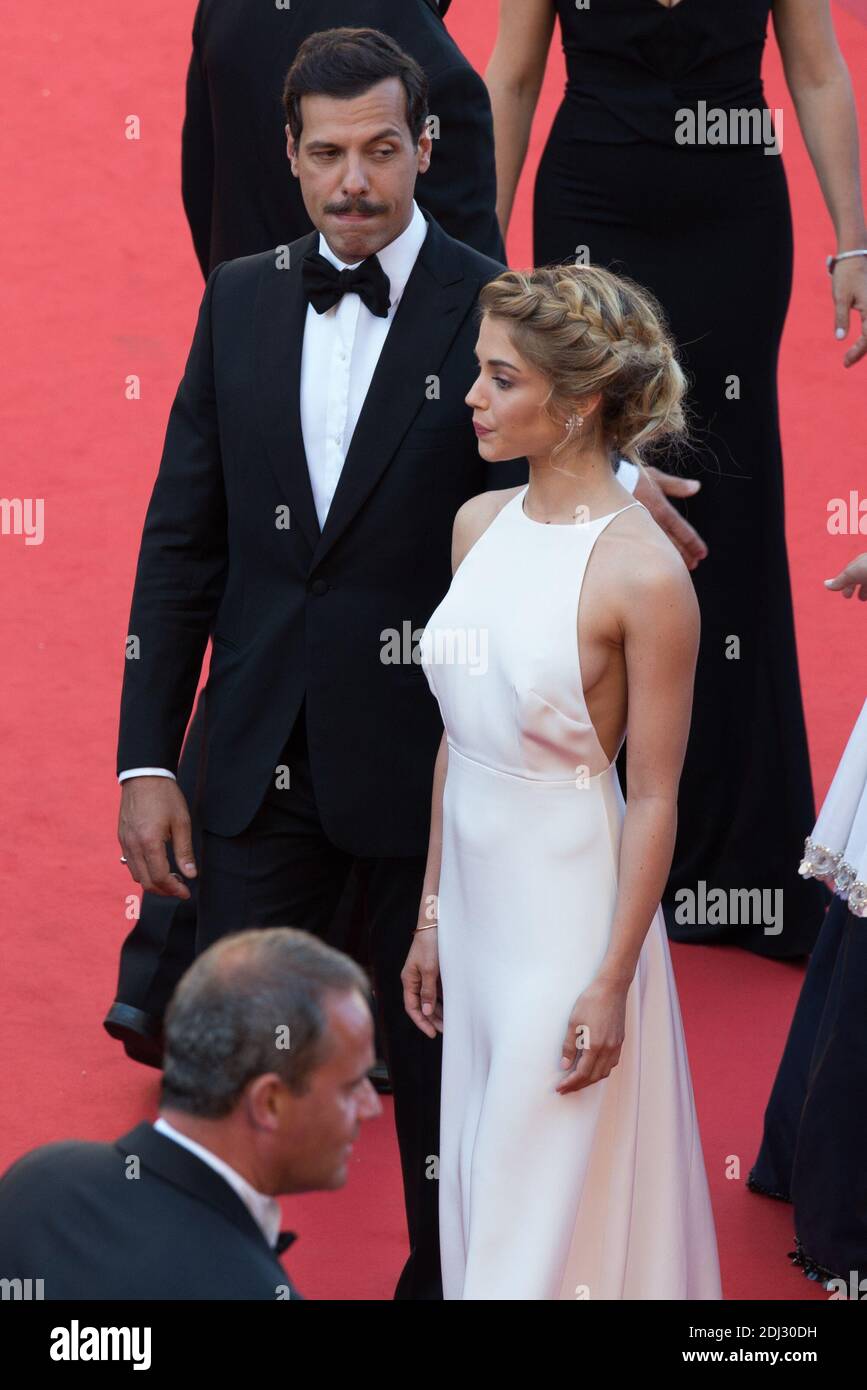 Alice Isaaz, Laurent Lafitte CANNES 2016 MONTEE DU FILM 'ELLE