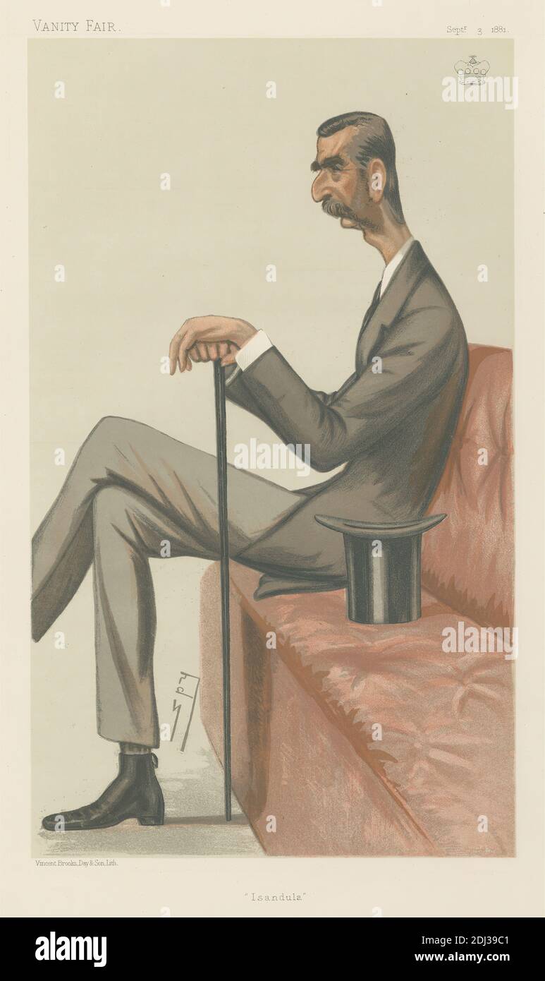 Politiciens - Vanity Fair - 'Isandula'. Général Lord Chalmsford. 3 septembre 1881, Leslie Matthew 'Spy' Ward, 1851–1922, British, 1881, Chromolithograph Banque D'Images