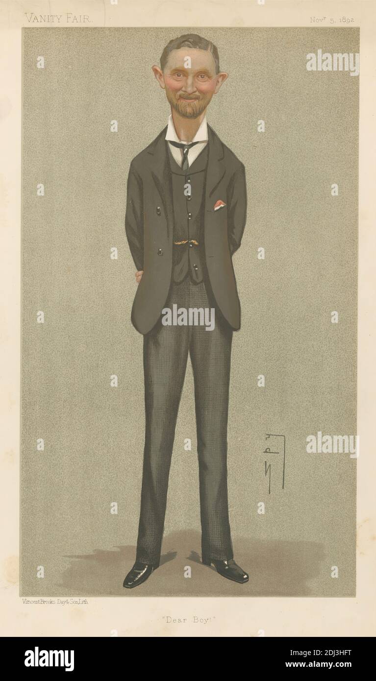 Vanity Fair: Politiciens; 'Dear Boy!', l'honorable Kenneth Howard, 5 novembre 1892 (B197914.793), Leslie Matthew 'Spy' Ward, 1851–1922, British, 1892, Chromolithograph Banque D'Images