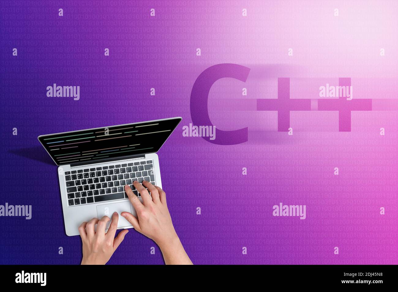 Concept du langage de programmation populaire C plus plus plus Banque D'Images