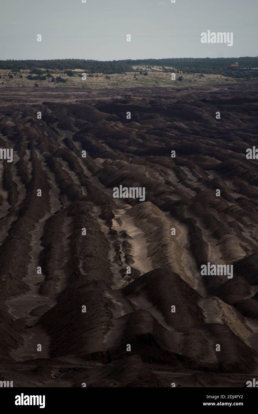 La mine à ciel ouvert Welzow-Süd de Lusatia, Allemagne 2020. Banque D'Images