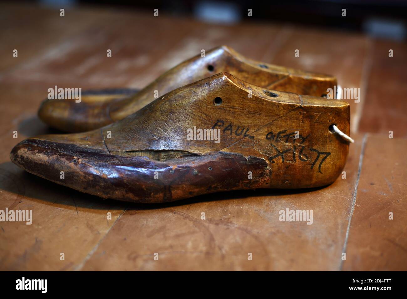 La chaussure Last de Paul Getty. Banque D'Images