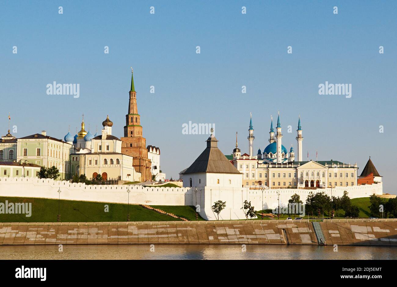 Russie, République du Tatarstan, ville de Kazan. Complexe historique et architectural du Kremlin de Kazan, patrimoine mondial de l'UNESCO. Banque D'Images