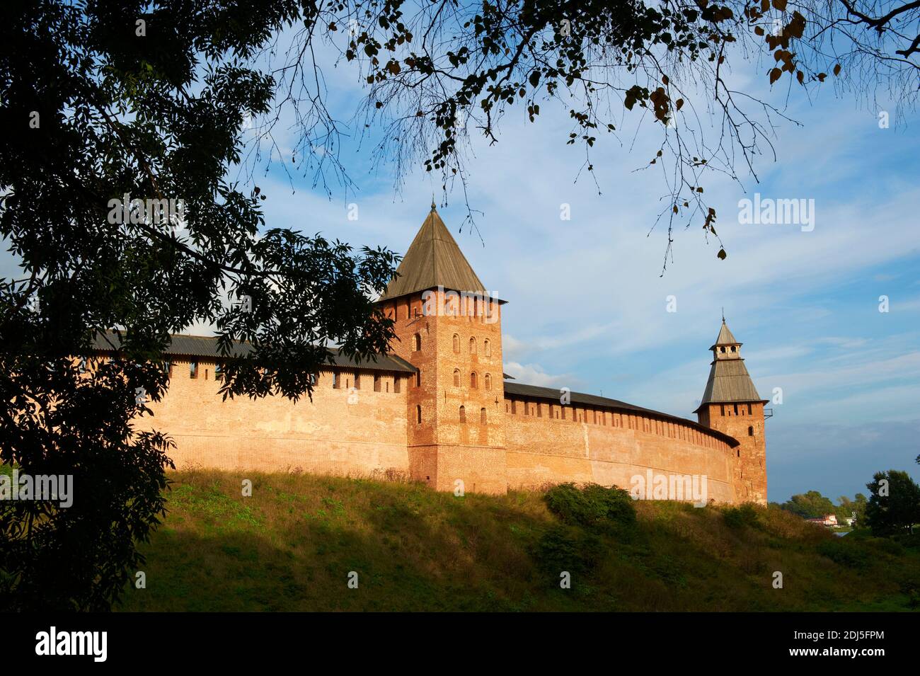 Russie, Rossiya, Oblast de Novgorod, Oblast de Novgorodskaya, Veliky Novgorod, Kremlin, patrimoine mondial de l'UNESCO Banque D'Images