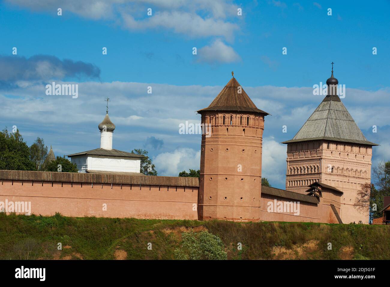 Russie, Rossiya, Vladimir Oblast, anneau d'or, Suzdal, patrimoine mondial de l'UNESCO, Monastère Sauveur de Saint Euthymius Banque D'Images