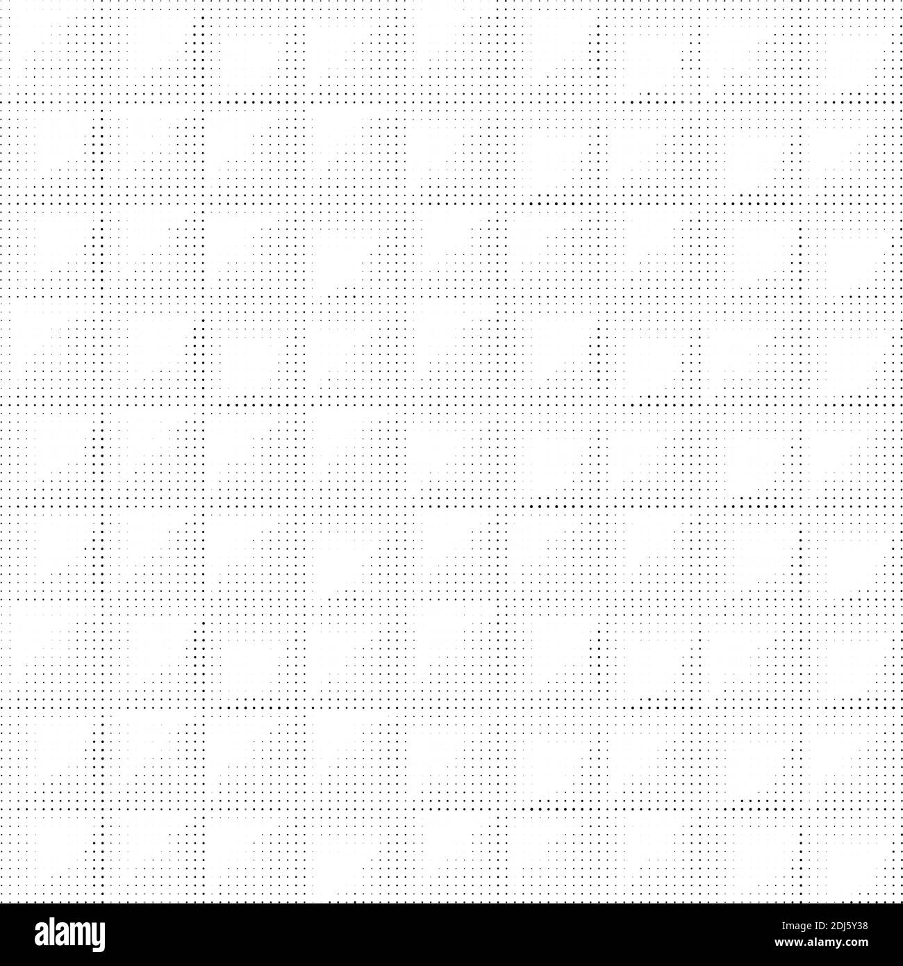 Modèle de demi-teinte. Ensemble de points. La texture en pointillés sur fond blanc. Grunge Overlay Modèle. La conception linéaire de détresse. Banque D'Images