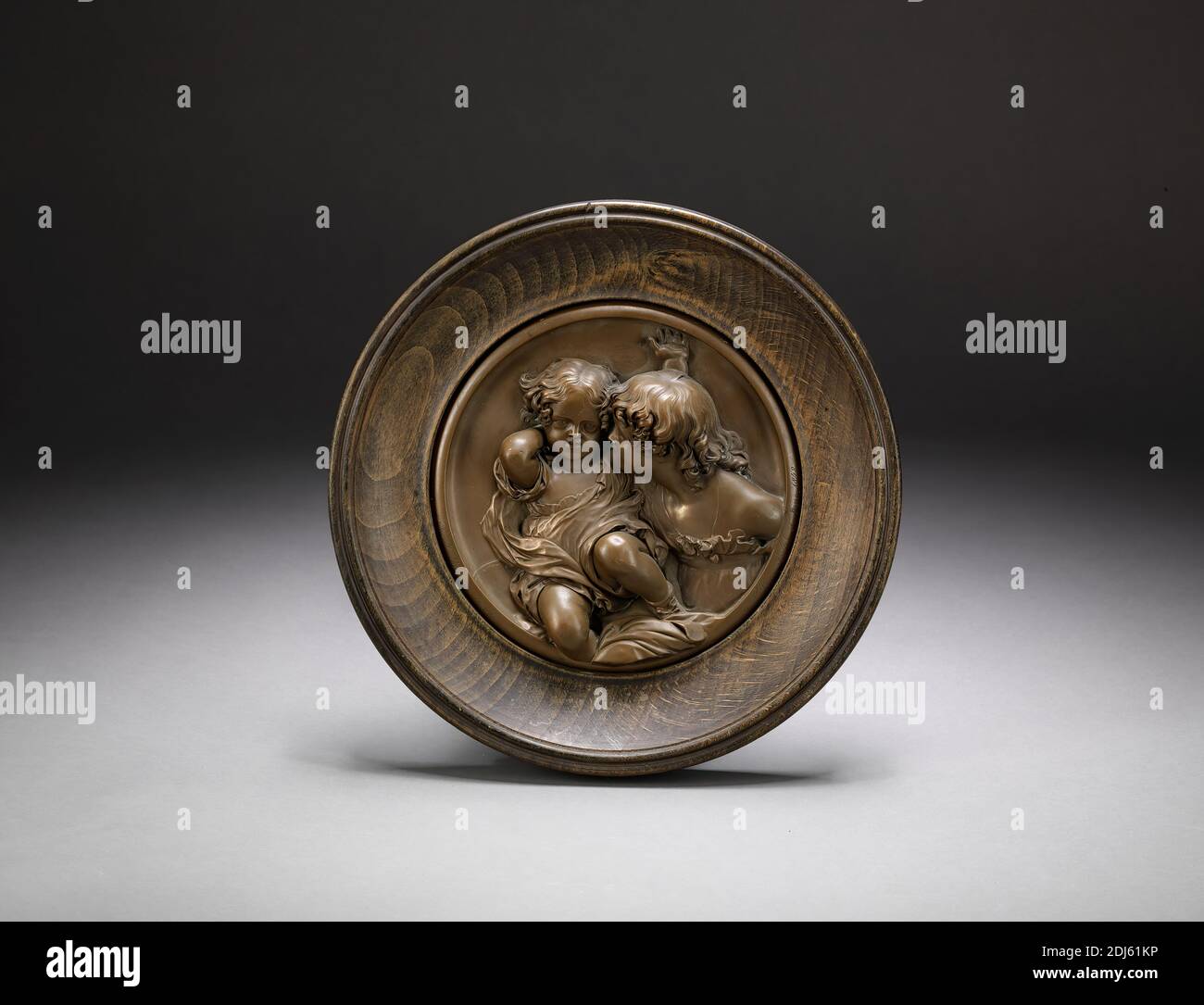 The Calmady Children, Edward William Wyon, 1811–1885, British, d'après Sir Thomas Lawrence, 1769–1830, British, 1848, cuivre électrotype, ensemble: 10 3/4 pouces (27.3 cm), bébé, noeuds (accessoires de fantaisie), enfants, tissu, boucles, robes, geste, filles, bijoux, collier, portrait, profil (figure), orbel (élément architectural), fronde la soie, souliers, souliers, souliers, sours, smares Banque D'Images