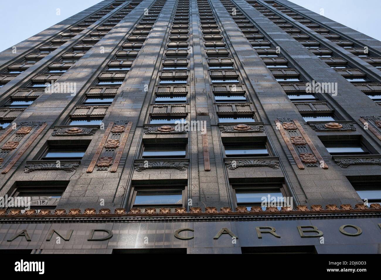Carbide & Carbon Building Chicago, il, États-Unis Banque D'Images