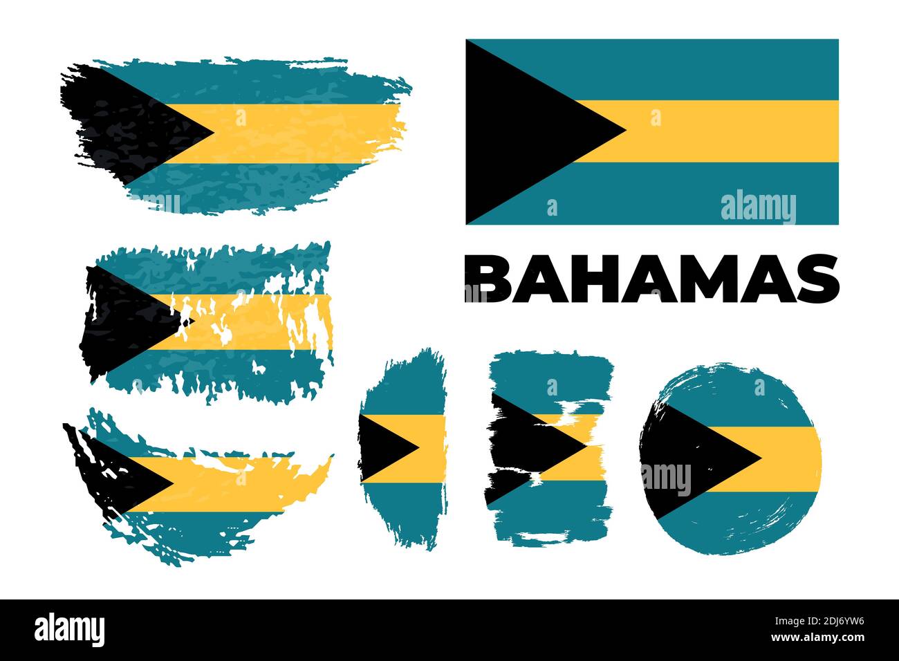 Illustration vectorielle d'un arrière-plan pour le jour de l'indépendance des Bahamas. Illustration de Vecteur