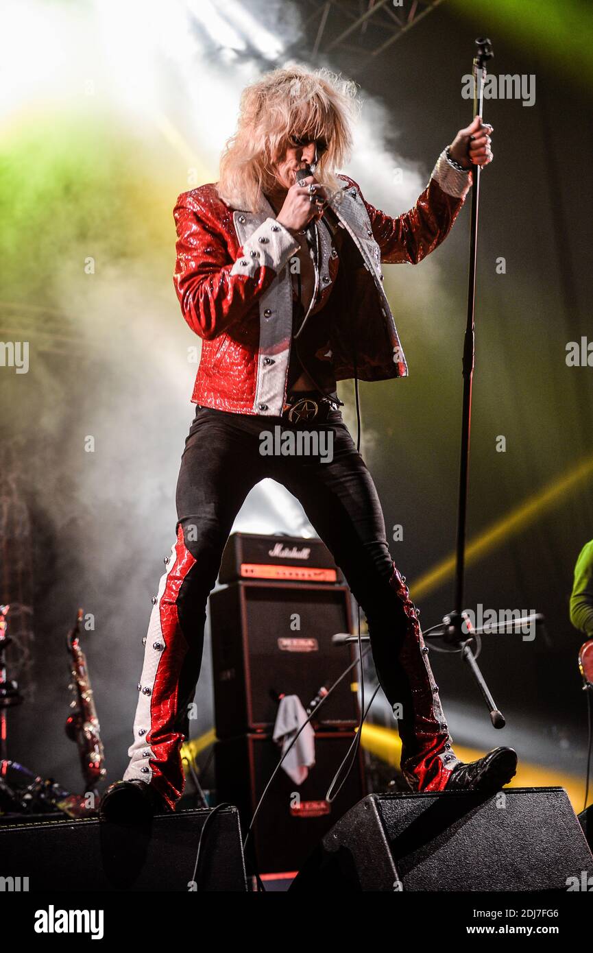 Michael Monroe se produit au 27e Festival en plein air de Wacken, en Allemagne, le 4 août 2016. Photo Julien Reynaud/APS-Medias/ABACAPRESS.COM Banque D'Images