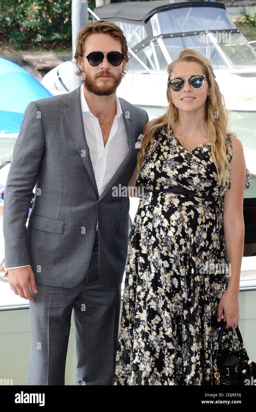 Luke Bracey et Teresa Palmer arrivent au Casino pour le photocall « Hacksaw Ridge » sur le Lido à Venise, en Italie, dans le cadre du 73e Mostra, Festival International du film de Venise, le 04 septembre 2016. Photo d'Aurore Marechal/ABACAPRESS.COM Banque D'Images