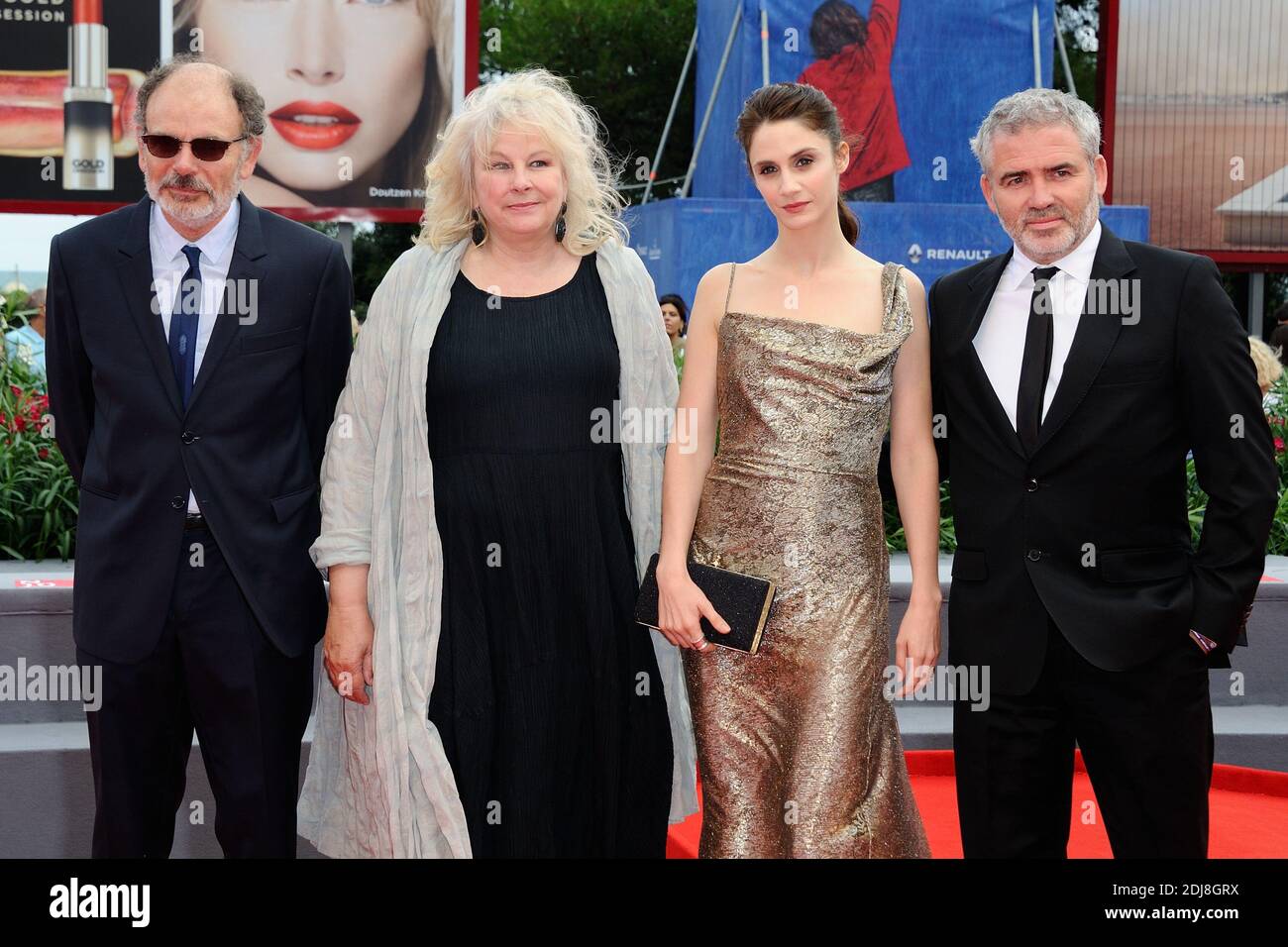 Jean-Pierre Darroussin, Yolande Moreau, Judith Chemla et Stephane Brize assistent à la première de l'une vie sur le Lido à Venise, Italie, dans le cadre du 73e Mostra, Festival International du film de Venise, le 06 septembre 2016. Photo d'Aurore Marechal/ABACAPRESS.COM Banque D'Images