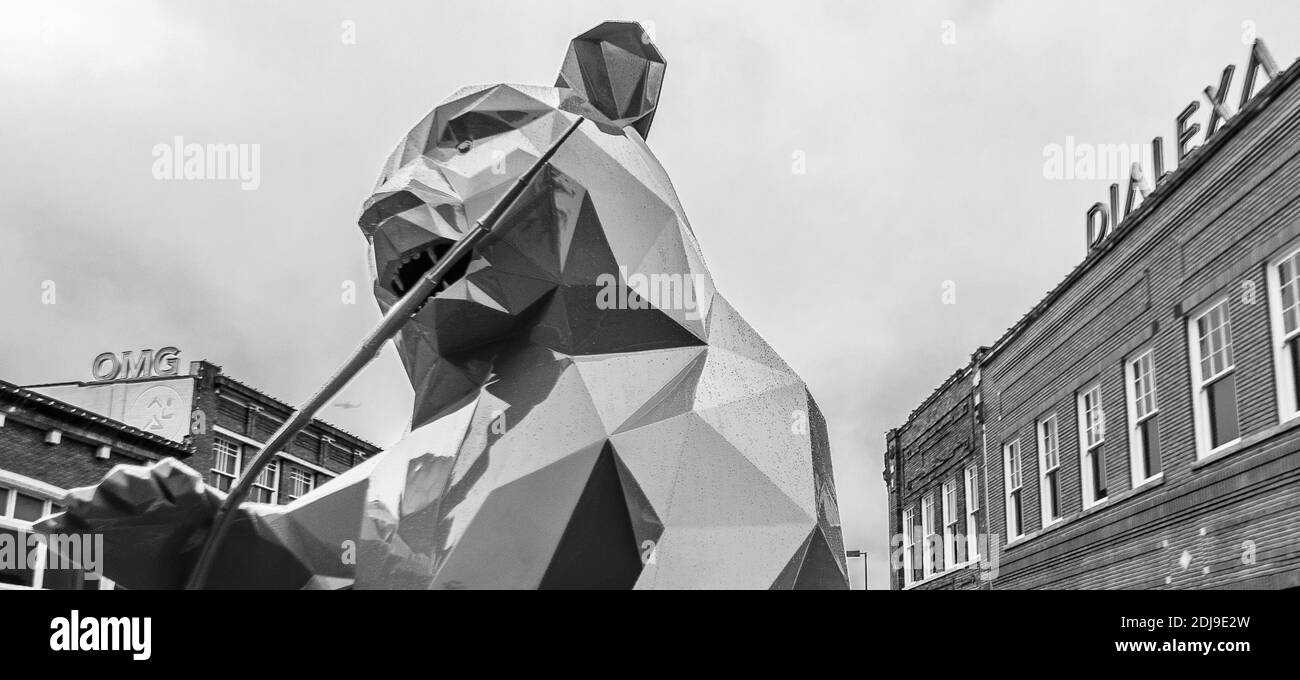 Sculpture d'ours Banque D'Images