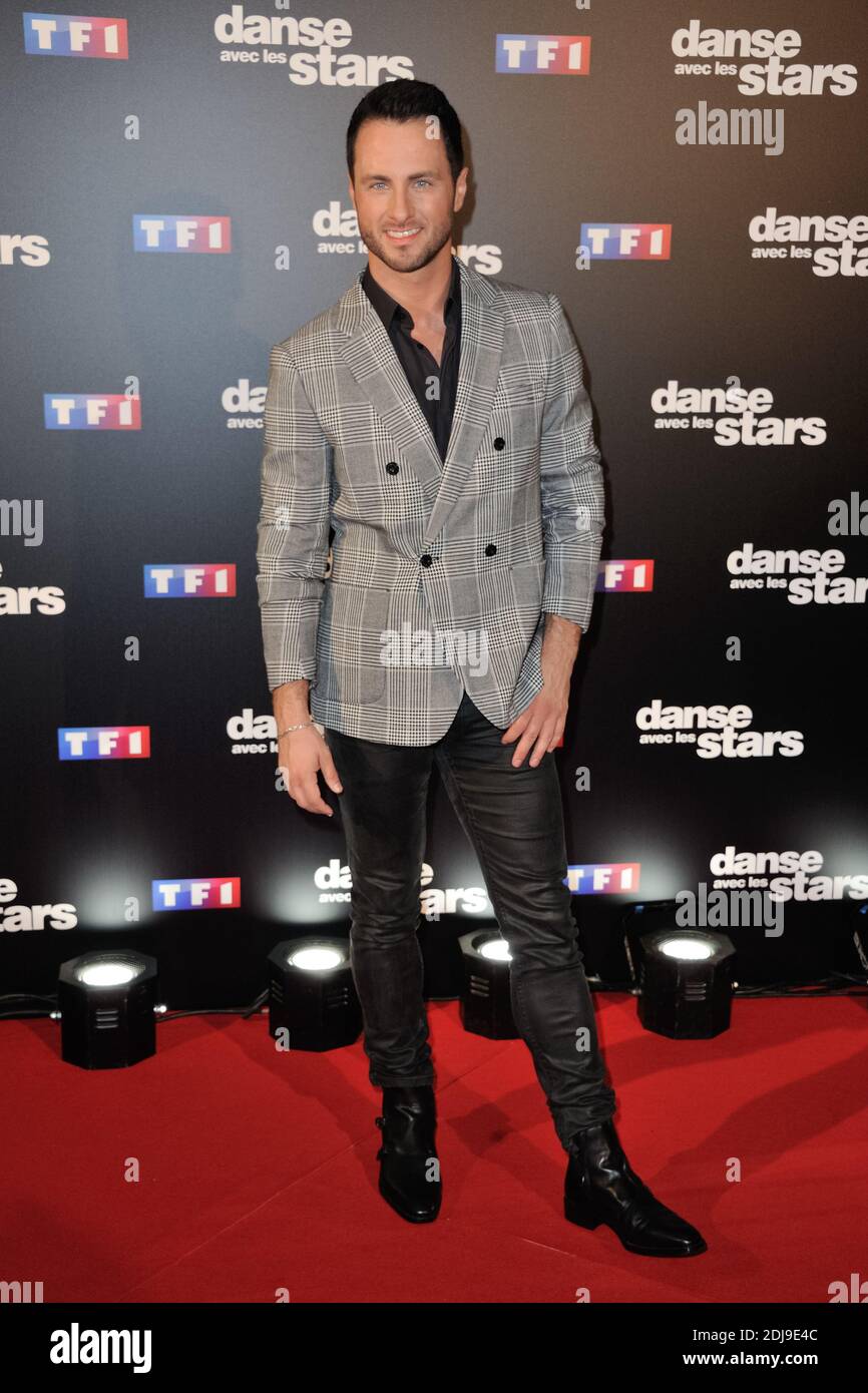 Christian Millette pose au photocall danse avec les étoiles a TF1 a Paris, France, le 28 septembre 2016. Photo d'Alban Wyters/ABACAPRRESS.COM Banque D'Images